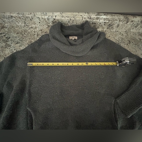 Entro Cowl Neck Oversized Sweater Kangaroo Pocket Size S - Picture 11 of 13